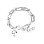 Couture Kingdom - Peanuts - Snoopy Charm Bracelet Silver