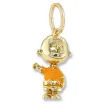 Couture Kingdom - Peanuts - Charlie Brown Charm Gold