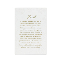 Precious Quotes Plaque by Splosh - Dad