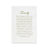 Precious Quotes Plaque by Splosh - Family