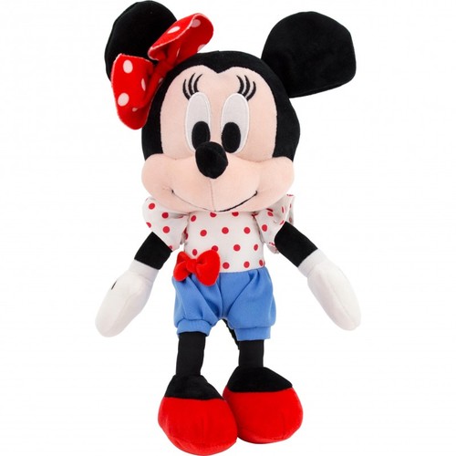 Disney Medium Plush - Minnie Mouse in Blue Shorts