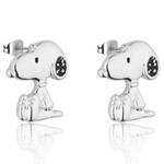 Couture Kingdom - Peanuts - Snoopy Stud Earrings Silver
