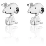 Couture Kingdom - Peanuts - Snoopy Stud Earrings Silver