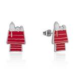 Couture Kingdom - Peanuts - Snoopy Dog House Stud Earrings Silver