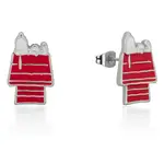 Couture Kingdom - Peanuts - Snoopy Dog House Stud Earrings Silver