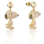 Couture Kingdom - Peanuts - Snoopy & Charlie Brown Drop Earrings Gold