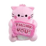 Pembe the Pink Cat Plush - Thank You