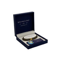 Bramble Bay Collections - Planet Earth Bronzite Gold Charm Bracelet