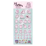 Pembe the Pink Cat - Puffy Sticker Sheet (Pack of 12)
