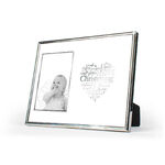 Christening Silver-Edged Photo Frame