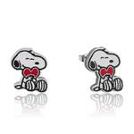 Couture Kingdom - Peanuts - Snoopy Heart Enamel Stud Earrings
