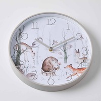 Pilbeam Jiggle & Giggle - Forest Party Wall Clock