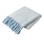 Pilbeam Living - Blue Herringbone Throw Blanket