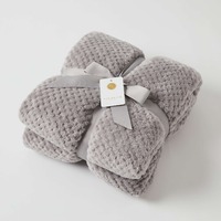 Pilbeam Living - Grey Aria Throw Blanket
