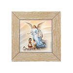 Wood Look Frame - Guardian Angel Bridge