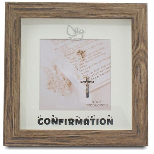 Confirmation Photo Frame - Timber Look