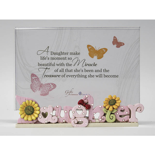 Colourful Words - Daughter Photo Frame