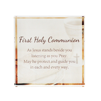 Crystal Block - First Holy Communion