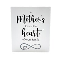 Infinity Message Plaque - Mother