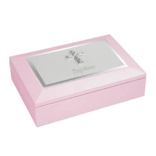 Baptism Keepsake Box - Pink