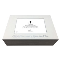 Baptism Treasured Keepsake Box - White