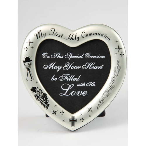 Holy Communion Frame - May your heart be filled with love.
