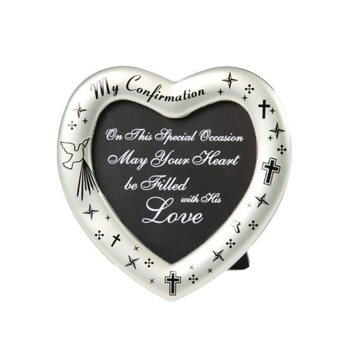 Confirmation Love Heart Frame