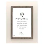 In Loving Memory Frame - White
