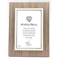 In Loving Memory Frame - Brown