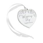 Wedding Day Heart Ornament
