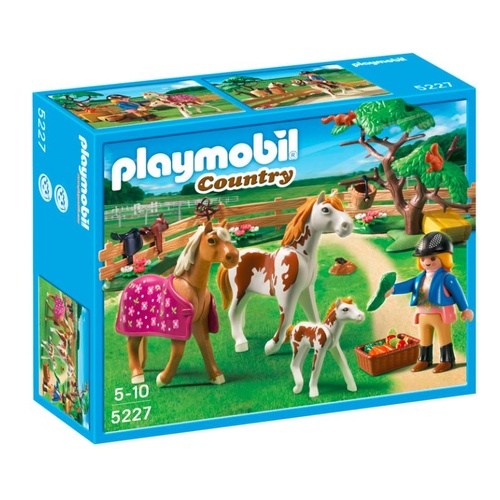 Playmobil Country - Paddock with Horses and Pony