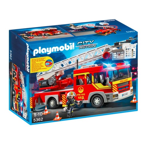 Playmobil City Action - Fire Ladder Unit With Lights And Sound
