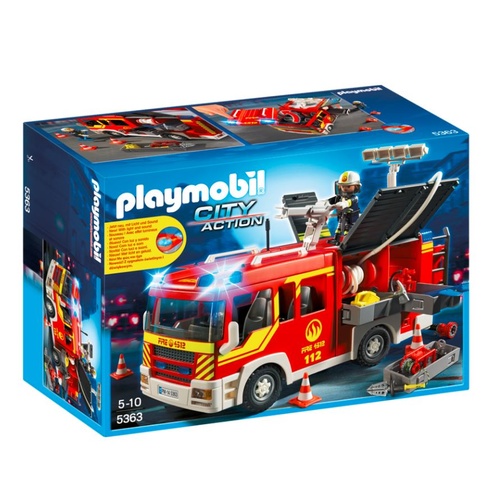 Playmobil City Action - Fire Engine With Lights And Sound