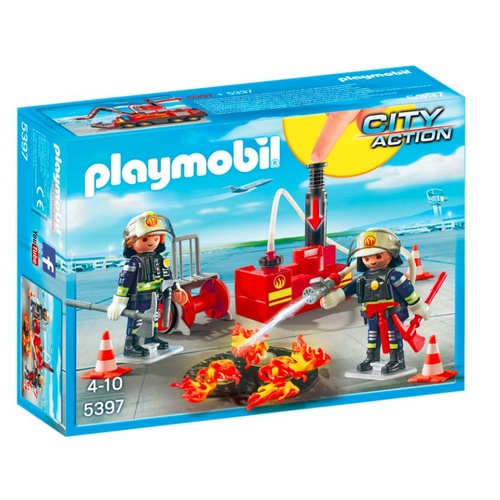 Playmobil City Action - Firefighting Operation With Water Pump