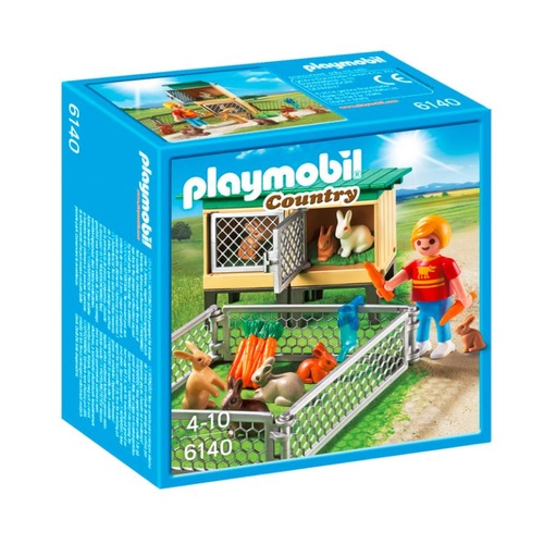 Playmobil Country - Rabbit Pen With Hutch