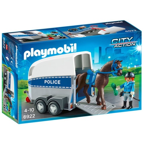 Playmobil City Action - Police With Horse And Trailer