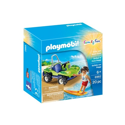 Playmobil Family Fun - Surfer with Beach Quad