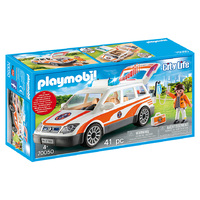 Playmobil City Life - Emergency Car with Siren
