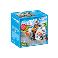Playmobil City Life - Emergency Motorbike