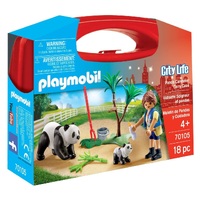 Playmobil City Life - Panda Caretaker Carry Case