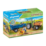 Playmobil 1.2.3 - Harvester Tractor with Trailer