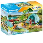 Playmobil Family Fun - Campsite with Campfire
