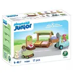 Playmobil JUNIOR - Organic Market Stall and Forklift