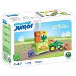 Playmobil JUNIOR - Tractor with Load and Drop Planter