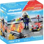 Playmobil Action Heroes - Firefighter with Water Pump