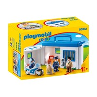 Playmobil 1.2.3 - Take Along Police Station