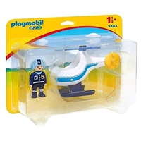 Playmobil 1.2.3 - Police Helicopter