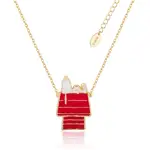 Couture Kingdom - Peanuts - Snoopy Dog House Necklace Gold