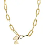 Couture Kingdom - Peanuts - Snoopy Charm Necklace Gold