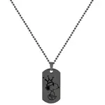 Couture Kingdom - Peanuts - Joe Cool Dog Tag Necklace Black